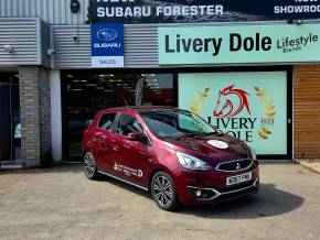 MITSUBISHI MIRAGE 2018 (67) at Livery Dole Exeter
