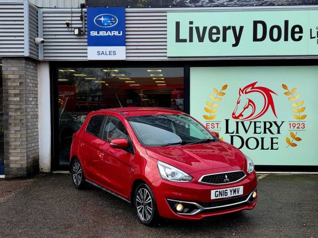 Mitsubishi Mirage 1.2 Juro 5dr CVT Hatchback Petrol RED
